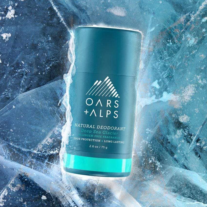 Oars and Alps - Men’s Aluminum Free Deodorant-  Deep Sea Glacier